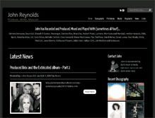Tablet Screenshot of johnreynoldsproducer.com
